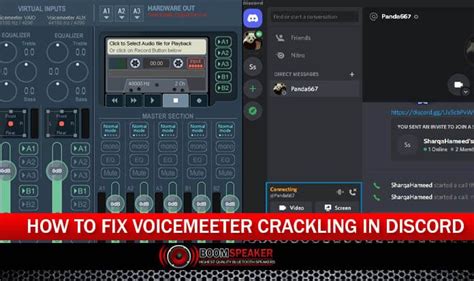 Toggle and/or disable "Enable audio enhancements" for your mic. Check your mic sample rate and bit depth setting. I set mine to 2chan, 24bit, 48kHz. Re-select mic device in Voicemeeter if using it as a hardware input and/or restart audio engine. Check Discord input device is correct and restart app and/or PC.